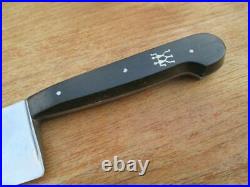 UNUSED Older Vintage Henckels Carbon Steel Chef Knife withRARE 11 Blade SUPERB