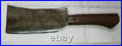 Underhill 8 Antique Carbon Steel Cleaver 14 over all
