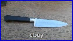 Unmarked Antique SABATIER Small Wide Carbon Steel Nogent Chef Knife RAZOR KEEN