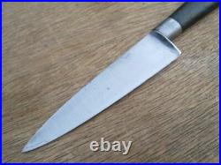 Unmarked Antique Sabatier Smaller Carbon Steel Nogent Chef Knife RAZOR SHARP