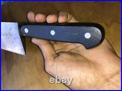 VINTAGE KNIFE CHEF BUTCHER SABATIER FORGE Carbon Steel, 12Blade, SHARP, FRANCE