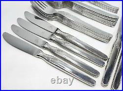 VINTAGE SMS RONEUSIL ROSTFREI GERMANY 31 PC STAINLESS FLATWARE SET Model 8100P