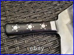 Very Rare Vintage Heavy F Dick TELL Cleaver very hard to find! Nr. 1034