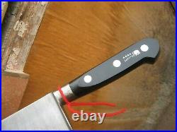 Vintage 10 3/4 Blade SABATIER Fully Forged XL Carbon Chef Knife FRANCE