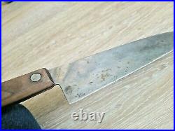 Vintage 10 Blade FOSTER BROS. XL Carbon Steel Chef Knife USA