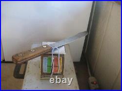 Vintage 10 Blade K. C. SEELBACH Solingen Carbon Butcher Knife GERMANY