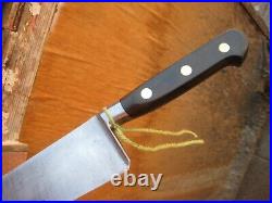 Vintage 10 Blade SABATIER Chef Au Ritz XL Carbon Chef Knife FRANCE
