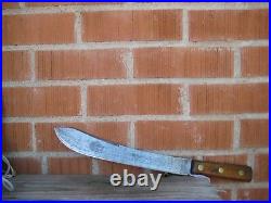 Vintage 12 Blade FOSTER BROS. 3XL Carbon Butcher Breaking Knife USA
