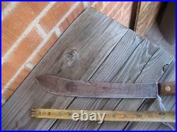 Vintage 12 Blade FOSTER BROS. 3XL Carbon Butcher Breaking Knife USA