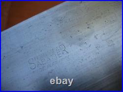Vintage 12 Blade PROFESSIONAL SABATIER Carbon Chef Knife Wood Handle FRANCE