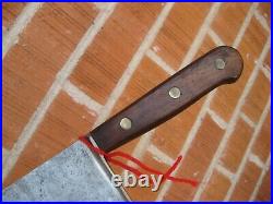 Vintage 14 Blade BLUE DIAMOND LF&C Fully Forged Carbon Chef Knife USA