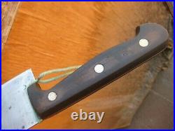 Vintage 14 Blade GUSTAV EMIL ERN Huge 5XL Carbon Chef Knife GERMANY