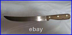 Vintage 15 CASE XX Early American Sc684 10SSP Butcher CHEF Knife PAT #2147079