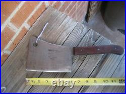 Vintage 6 Blade x 1 3/4 lbs. FOSTER BROS. Solid Steel Cleaver Knife USA