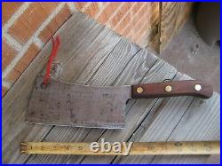 Vintage 8 Blade x 1 3/4 lbs. FOSTER BROS. Solid Steel Cleaver Knife USA