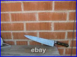 Vintage 9 1/2 Blade SABATIER K Acier Forged Carbon Chef Knife FRANCE