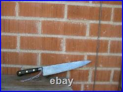 Vintage 9 1/2 Blade SABATIER K Acier Forged Large Carbon Chef Knife FRANCE