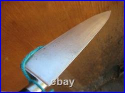 Vintage 9 Blade SABATIER Chef Au Ritz Large Carbon Chef Knife FRANCE