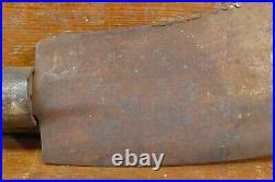 Vintage Antique Large Meat Cleaver Hogsplitter 18 Long 9 Blade Full Tang