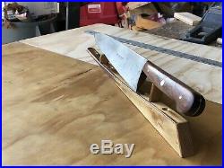 Vintage CHEF KNIFE JA. HENCKELS GRAND PRIZE carbon steel Blade 11.25, RESTORED