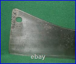 Vintage Clean Foster Bros. 8 Inch Butcher Cleaver withGreat Handle Inv#PH17