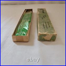 Vintage DUR-X Uranium Glass Fruit And Cake Knife With Original Box/Paper