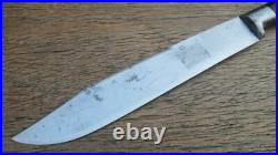 Vintage ESKILSTUNA Sweden Chef's Hand-forged Carbon Butcher Knife RAZOR SHARP