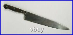 Vintage GUSTAV EMIL ERN Carbon Steel 10.25 Blade Chef's Knife Germany