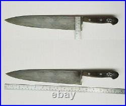 Vintage GUSTAV EMIL ERN Carbon Steel 10.25 Blade Chef's Knife Germany