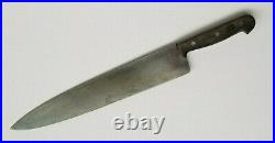 Vintage GUSTAV EMIL ERN Carbon Steel 12 Blade Chef's Knife Germany