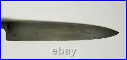 Vintage GUSTAV EMIL ERN Carbon Steel 12 Blade Chef's Knife Germany