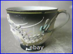 Vintage Japanese hand painted coffee tea set teapot, milk jar, sugar bowl etc