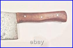 Vintage L. & I. J. White Buffalo NY 1837 No 9 Meat Cleaver Knife Nice One