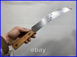 Vintage LAMSON Chef Knife 8145 Carbon Steel Butcher Knife Lamb Chopper