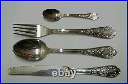 Vintage LBL Italian Cutlery 51 Pieces A800 Silver Plated In Original Case Nice