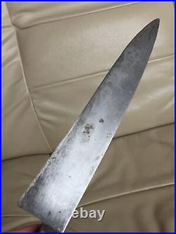 Vintage Lamson Goodnow MFG Co 15 Long 9.75 Long Blade Chef Knife Pinned Handle