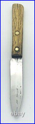 Vintage Old Hickory 4 Piece Ontario Knife Set, Original. With Display Holder