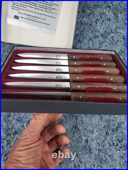 Vintage R. H. Forschner Steak knife 1105 5 6 Piece set Stainless extra quality