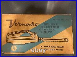 Vintage RARE Mid-Century WORKING Vornado Carving Knife In Original Packaging