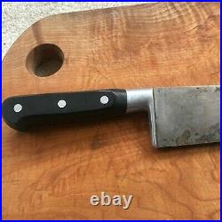 Vintage SABATIER Bongourmet Frenche Carbon Steel Chef Knife Huge 12 Blade