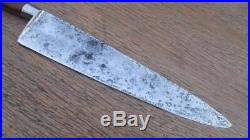 Vintage SABATIER K Chef Knife withRAZOR KEEN 9-5/8 Blade & Custom Micarta Handles