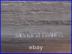 Vintage Sabatier 9-1/2 & Sharpening Rod FRANCE Knife Slicer -Sharpening