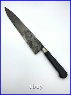 Vintage Sabatier Chefs Knife Rue St. Honore 84 Paris France 10 Blade