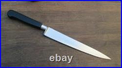 Vintage Sabatier/DEG Chef's Stainless Nogent Slicing Knife withEbony RAZOR SHARP