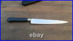 Vintage Sabatier/DEG Chef's Stainless Nogent Slicing Knife withEbony RAZOR SHARP