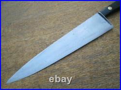 Vintage Sabatier EXTRA-FINE Carbon Steel Chef Knife withEbony RAZOR SHARP