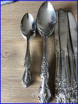Vintage Set Of 24 Stainless Steel Cutlery