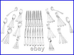 Vintage Sterling Silver Canteen of Cutlery for Eight Persons