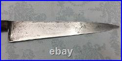 Vintage Sword & Shield 10 Carbon Steel Chef Knife-Solingen Germany Ships Free