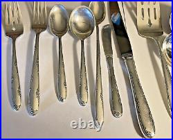 Vintage TOWLE MADEIRA Sterling Silver 92 Piece Set FLATWARE in Box